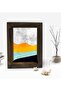 هدية ديكور إطار من الخشب الصلب الطبيعي 15x20 سم-41 - 2