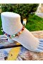 Certified 7 Chakra Natural Stone Design Hanging Anklet with Surprise Gift - 4