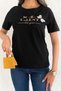 Women's Butterfly Stone Embroidered New Season T-Shirt - 2