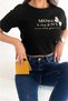 Women's Butterfly Stone Embroidered New Season T-Shirt - 3