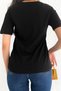 Women's Butterfly Stone Embroidered New Season T-Shirt - 4