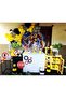 100 Pieces Transformers Themed Balloon Chain Set (Yellow - Gray - Black Balloon)