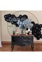 50 Pieces Balloon Chain Set ( Black - Gray Balloon )