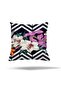 Ethnic Patterned Geometric Striped Hidden Zipper Pillow Case