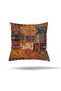Leaf Patterned Ethnic Hidden Zippered Pillowcase Throw Pillow Cover Seat Pillow Case