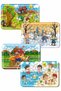 Farm House, Sea And Tati, Snowman, Farmer And Horse Carriage 54 Piece 4 Piece Wooden Puzzle