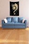 Washable Stain Resistant Honeycomb Fabric Sun and Moon Dracula Syah Wall Cloth Wall Carpet Tapestry - 2