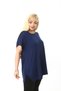 Large Size Loose Flowing Model Cotton Viscose T-Shirt - 3