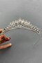 Bridal Henna Crown Leyn Model Small Shuttle Stone Bridal Crown – Bridal Accessory - 3