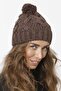 83 Pompom Knitwear Knitted Beanie - Brown - 2