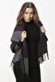 Women's Gray Shawl - 3