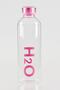 Favorim Home Glass Flask H2O Borosilicate Water Bottle 1000 ml Pink