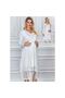 2988 Maternity Nightgown with Lace Dressing Gown - 3