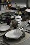 Galaxy 2-Piece 22 cm Flat Plate Bright Anthracite Color - 2
