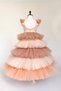 Girl's Powder Pink Tonsirtone Tutu Dress - 3