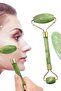 Double Sided 2-Piece Skin Facial Massage Tool Jade Roller Jade Stone Set - 4