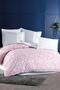 Carmen Poplin Single Duvet Cover Set - Dried Rose