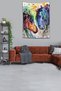 Washable Stain Resistant Micropetek Fabric Horse Pattern Colorful Wall Cloth Wall Carpet Tapestry - 2