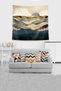 Gold Born Sun Stain Resistant Velvet Fabric Wall Cover Wall Carpet Tapestry - 3