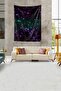 Space Space Galaxy Stars Washable Stain Resistant Fabric Wall Cloth Wall Tapestry Tapestry - 2