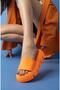 6170 Women's Neon Color Thick Sole Slippers with Footboard - 2
