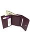 Claret Red Wallet with Mini Coin Compartment