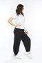 Women's Black Loose Trousers Shalwar - 3