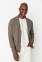 Mink Regular Wool Shawl Collar Knitwear Cardigan Tmnaw22Hi0131 - 7