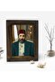 هدية Sultan II إطار من الخشب الصلب الطبيعي المزخرف بتصميم عبد الحميد هان 15x20 سم-7 - 2