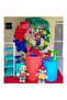 100 Pieces Super Mario Themed Balloon Chain Set ( Navy Blue - Red - Green Balloon )