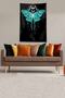 Velvet Fabric Black Butterfly Patterned Wall Tapestry - Durable Tapestry - 3