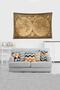 Star Orangutan Patterned - Non-Slip Velvet Textured Wall Cloth and Carpet Tapestry - 2