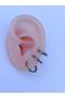 Surgical Steel 3 Size Hoop Earring Set - 2