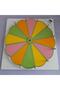 Family/Lot Games 12 Compartments Summer-sil Wood Colorful Wheel of Fortune - 4