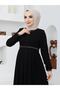 Summer Mevlana Model Patterned Sleeves and Waist Flared Overcoat - 2
