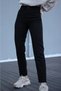 Kaisa Black High Waist Lycra Mom Jeans Denim Jeans - 4