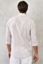 Men's Beige Slim Fit Slim Fit 100% Cotton Classic Collar Striped Shirt - 5