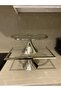 Silver Cake Stand Round And Rectangular Cake Holder Set