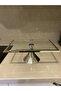 Silver Cake Stand Round And Rectangular Cake Holder Set - 2