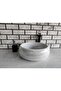 Beyaz Teker Mermer Lavabo - 3