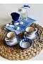 Mother's Day Special Blue Marine Coffee Cup Set for 2 People