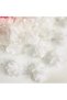 Ribbon Chiffon Flower 9 Meters in BallLaser Cut Tulle Flower Off White