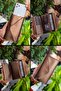 Copper Envelope-Style Women's Wallet with Phone and Coin Compartments