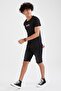 Slim Fit Crew Neck Printed Cotton Combed T-Shirt - 2