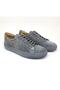 Genuine Leather Gray Men's Sports Shoes - 3