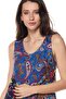 Şile Bezi Turkuaz Patchwork Elbise - 5