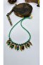 Handmade Ethnic Authentic Hippie Natural Stone Feather Necklace - 2