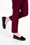 Women's Black Stretch Genuine Leather Orthopedic Shoes - 2