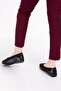 Women's Black Stretch Genuine Leather Orthopedic Shoes - 3