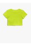 Children's Printed Crop T-Shirt 2Skg10280Ak - 2
